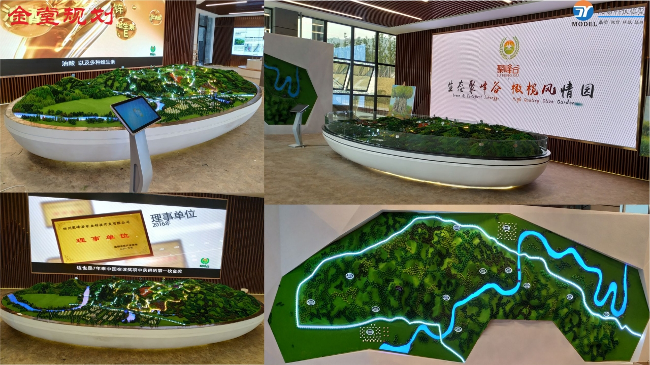 金堂淮州新城規劃沙盤